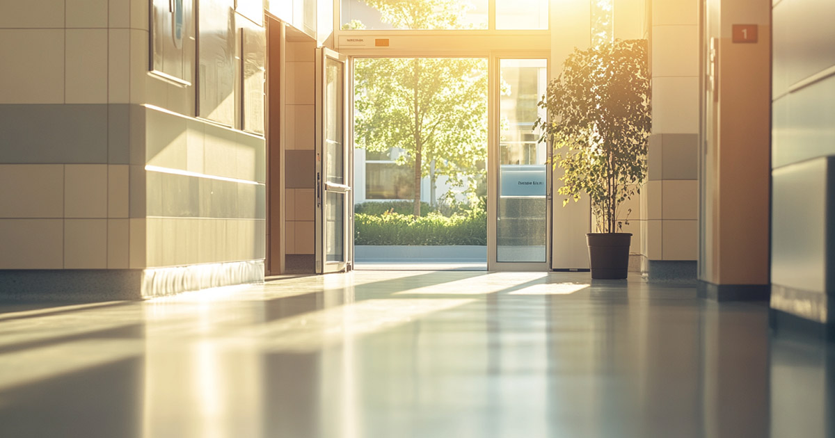 Open hospital doors symbolizing opportunities for patients who qualify for 340B program support.