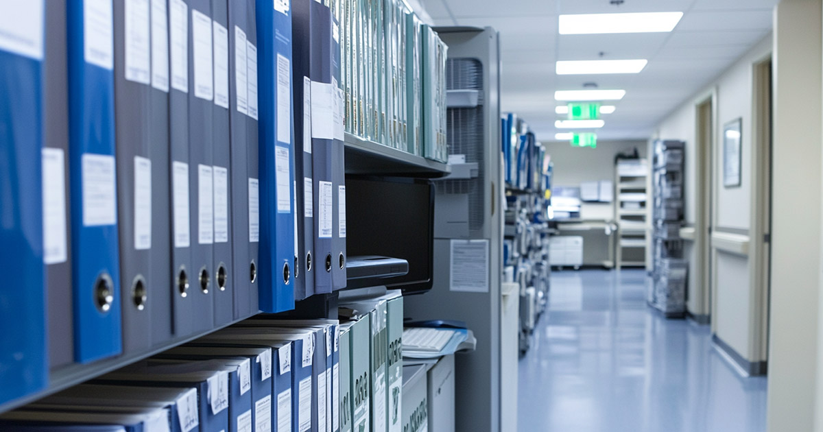 Organized binders and records representing thorough documentation for a 340B audit