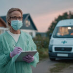 Healthcare worker providing equity-oriented healthcare through mobile clinic services