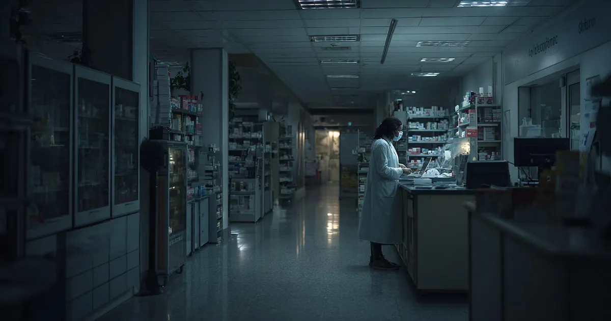 Hospital pharmacist working night shift amid negative reimbursement pharmacy pressures