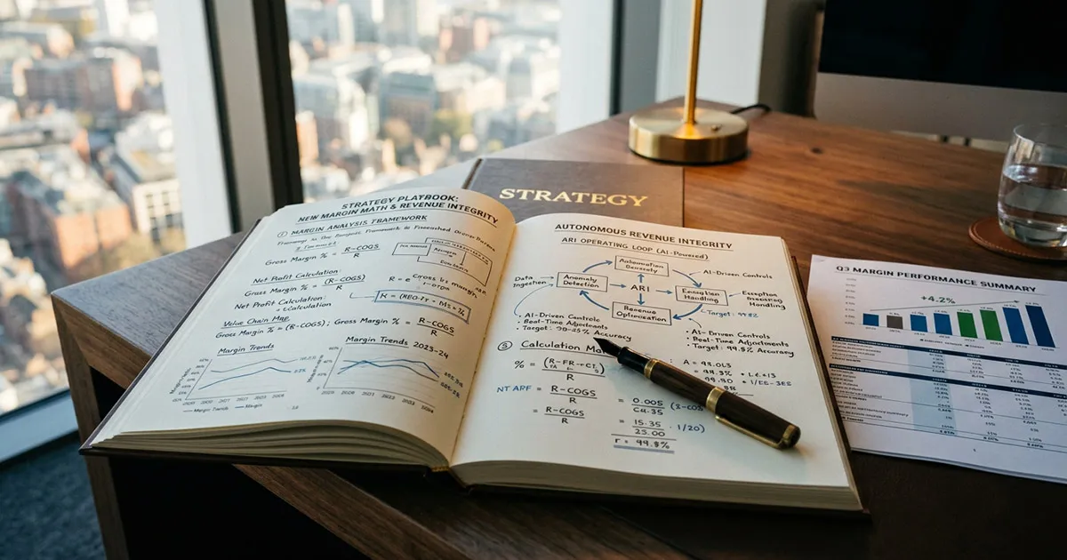 Hospital revenue recovery strategy playbook with margin analysis and revenue integrity notes