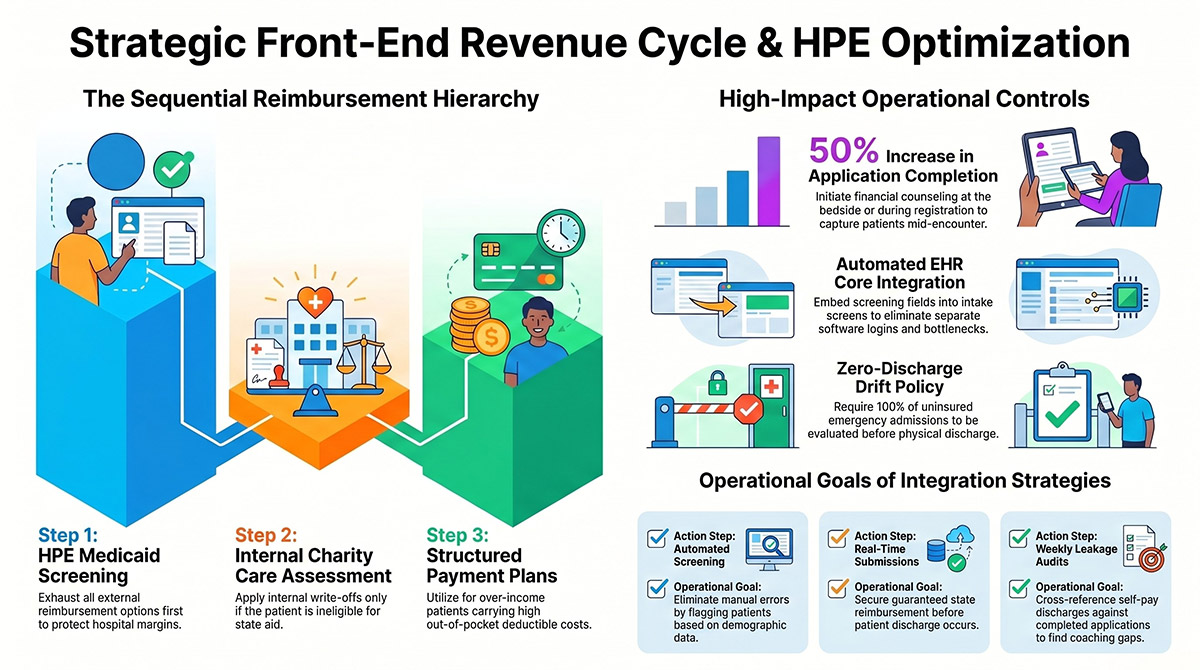 Infographic: Strategic Front-End Revenue Cycle & HPE Optimization
